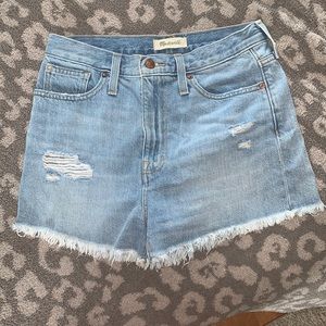 MADEWELL JEAN SHORTS